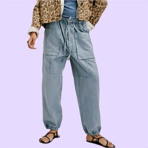 NWT Free People River Stone Pant, in Autumn Sky Size Large $148 Sold Out